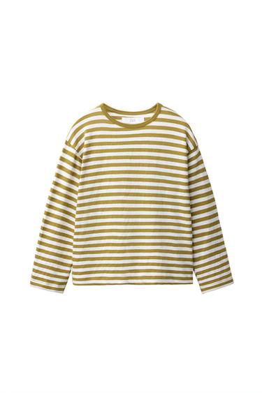MAGLIETTA SOFT A RIGHE - Giallo di Zara