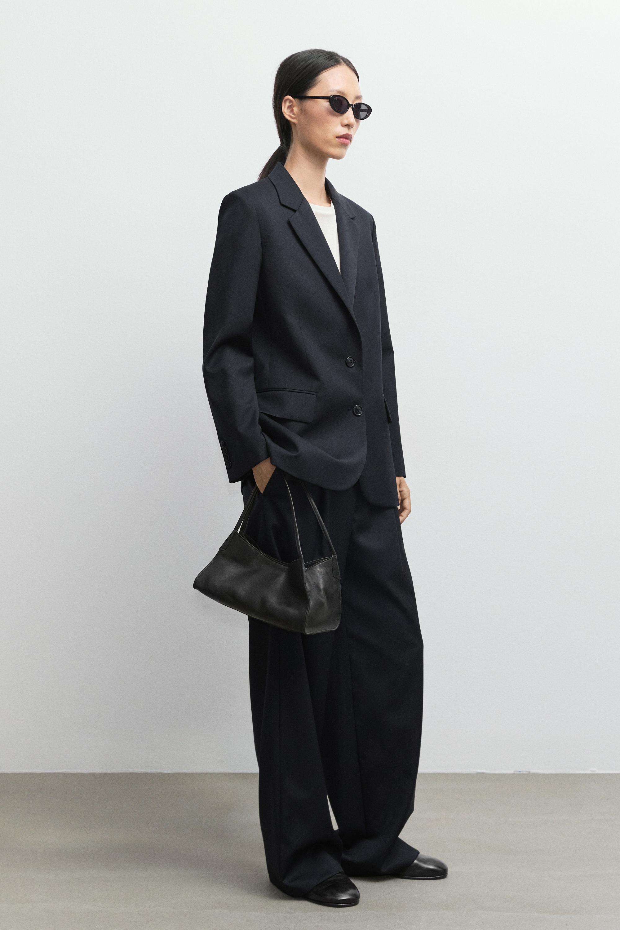 Blazer 100 % laine extrafine à deux boutons