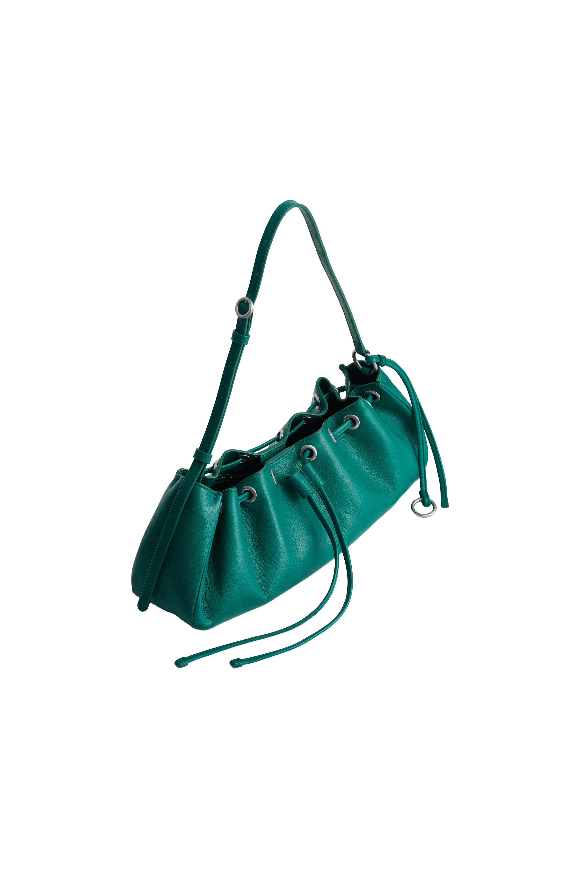 LTHR SHLDR BG 16 - Green | ZARA United States