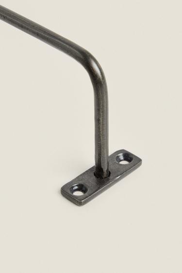 DARK METAL TOWEL RACK - Black by Zara - Image 3