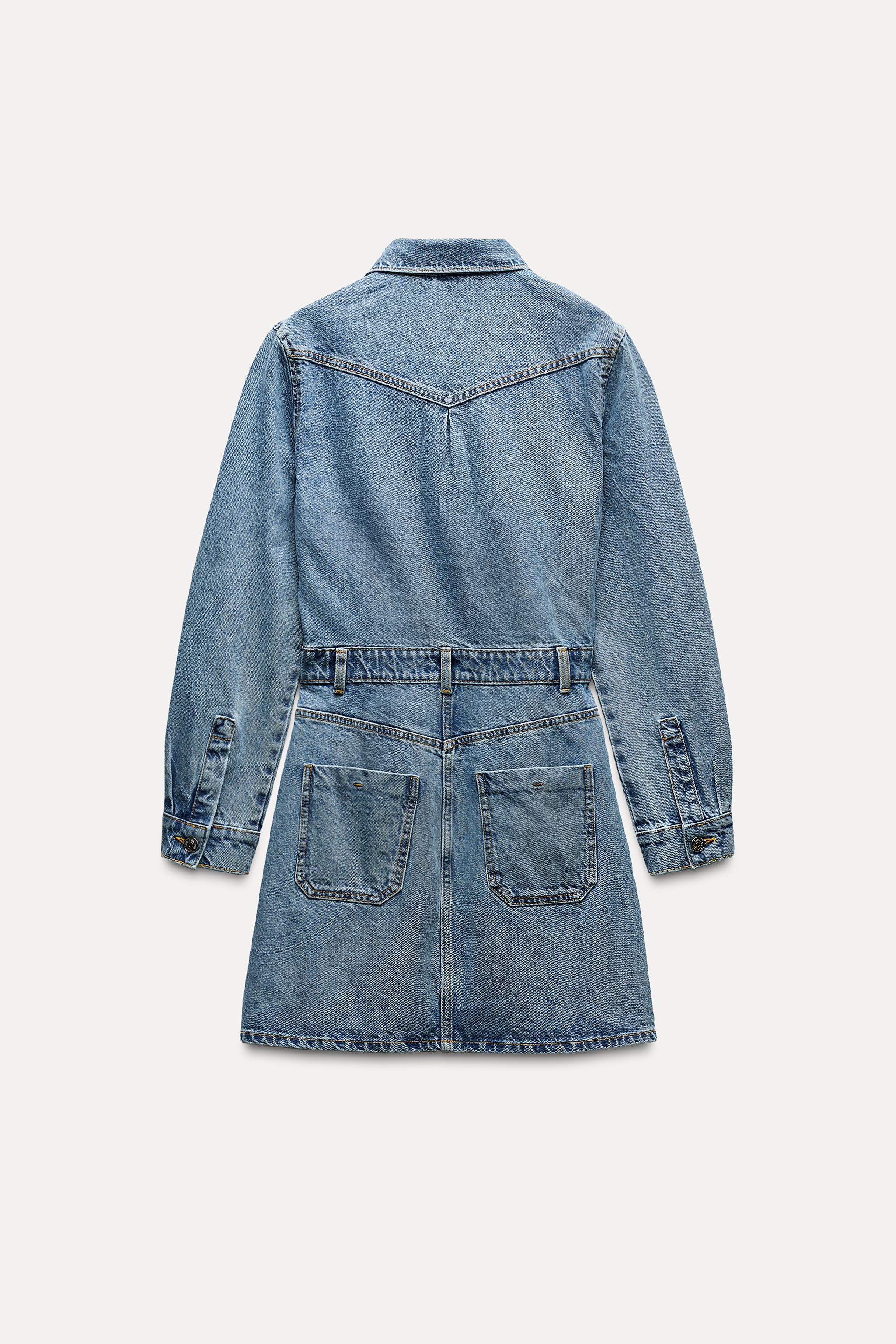 Zara fashion robe en jean femme