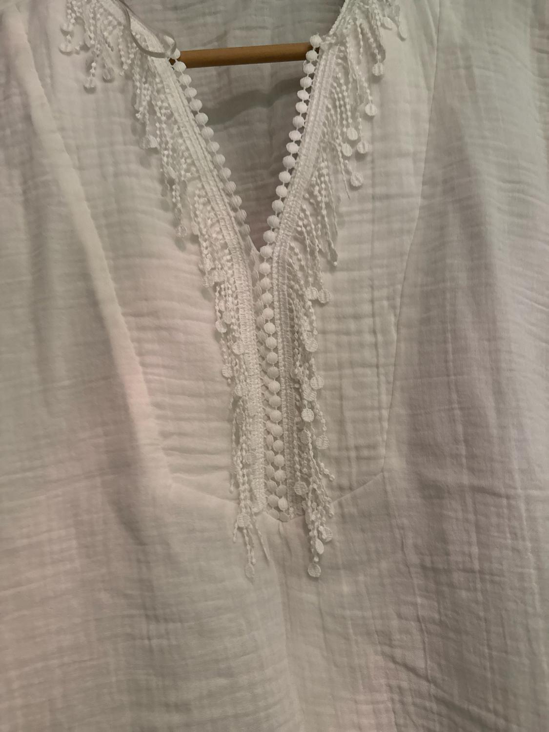 COTTON KIMONO BLOUSE - Image 2