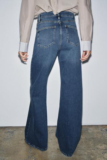 JEAN ZW COLLECTION JAMBE LARGE TAILLE HAUTE - Bleu de Zara - Image 2
