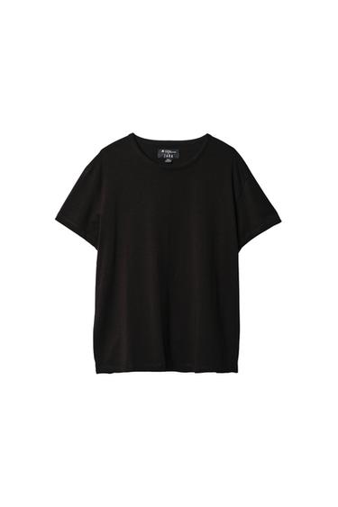 Zara SLIM FIT T-SHIRT WILLY CHAVARRIA X ZARA - Black
