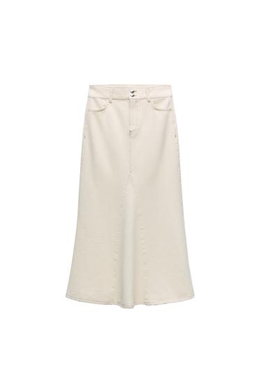 Z1975 DENIM MIDI SKIRT