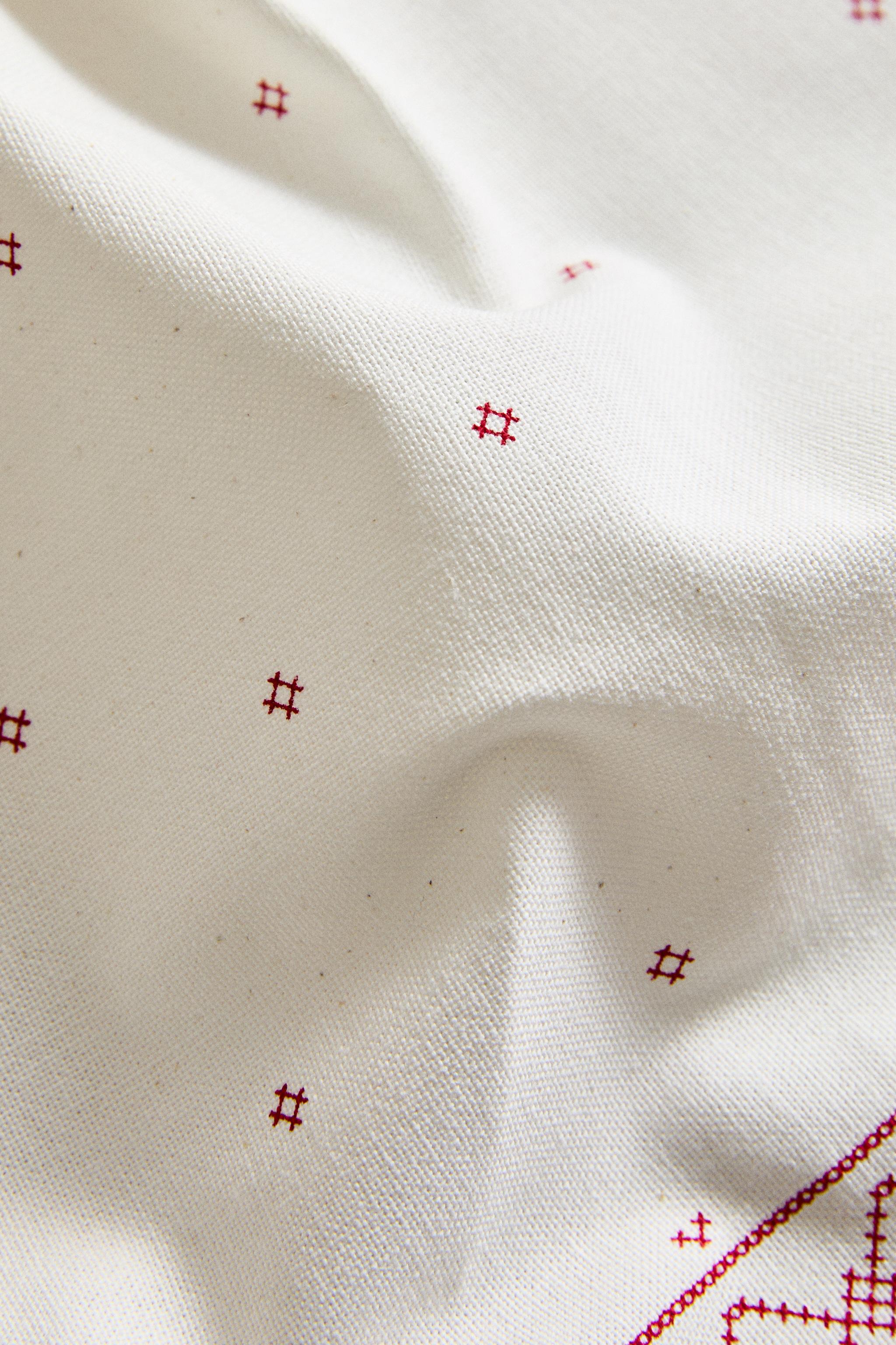 SET OF CHRISTMAS PRINT COTTON NAPKINS (SET OF 2)