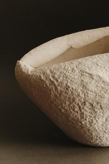 Zaras VAS I PAPIER MÂCHÉ - Naturfärg