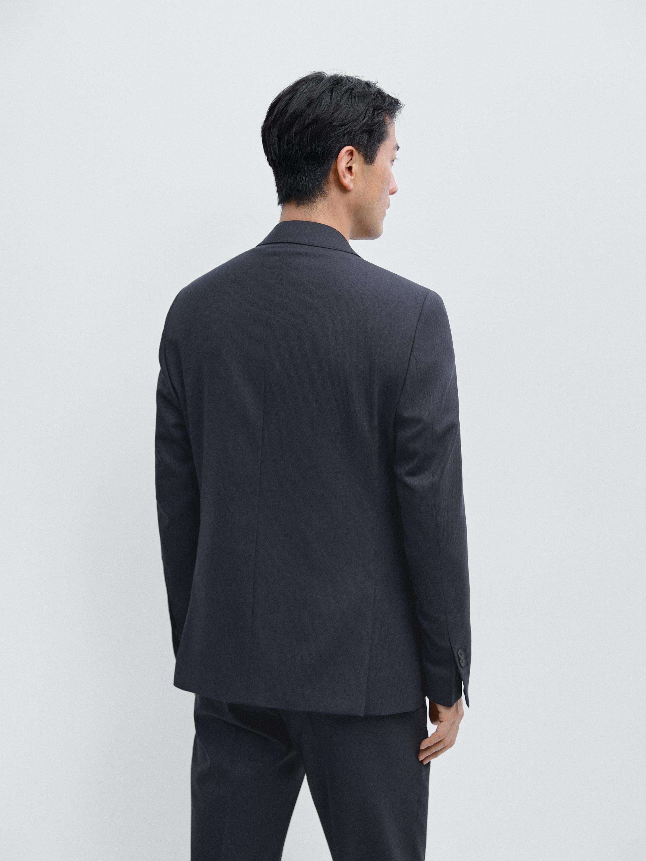 Veste de costume en laine froide