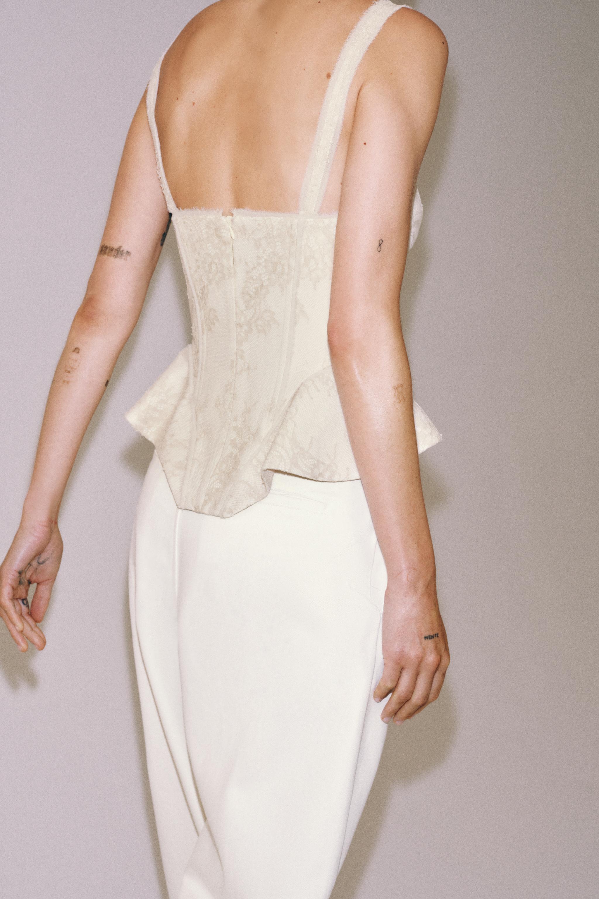 ZW COLLECTION LACE CORSET TOP