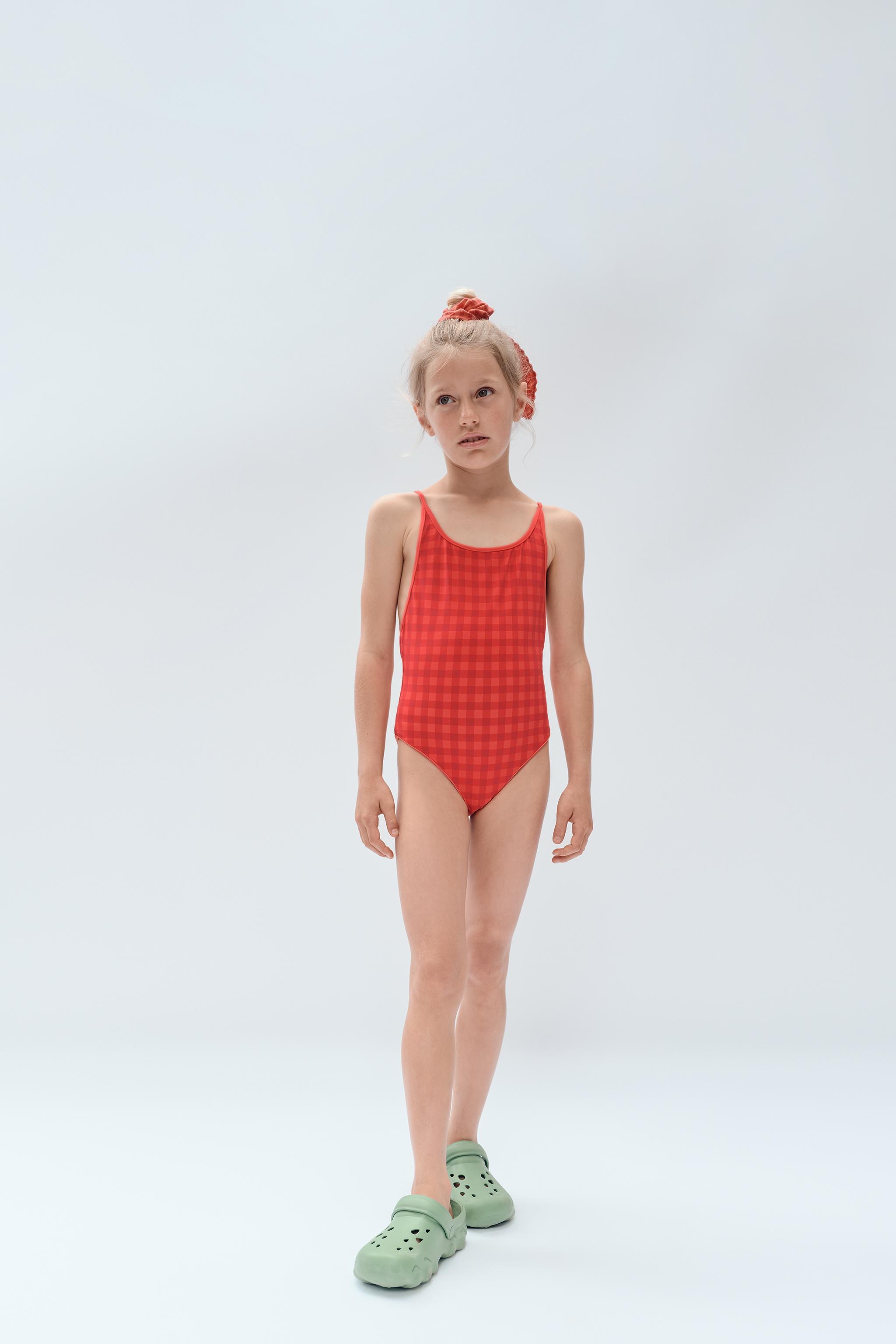 2-14 ANS/ MAILLOT DE BAIN CARREAUX VICHY ÉDITION LIMITÉE