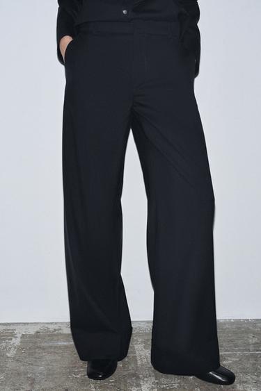 100% WOOL TROUSERS ZW COLLECTION - Dark navy by Zara - Image 6