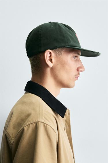 7UP © PEPSICO PRINT CAP - Green by Zara - Image 1