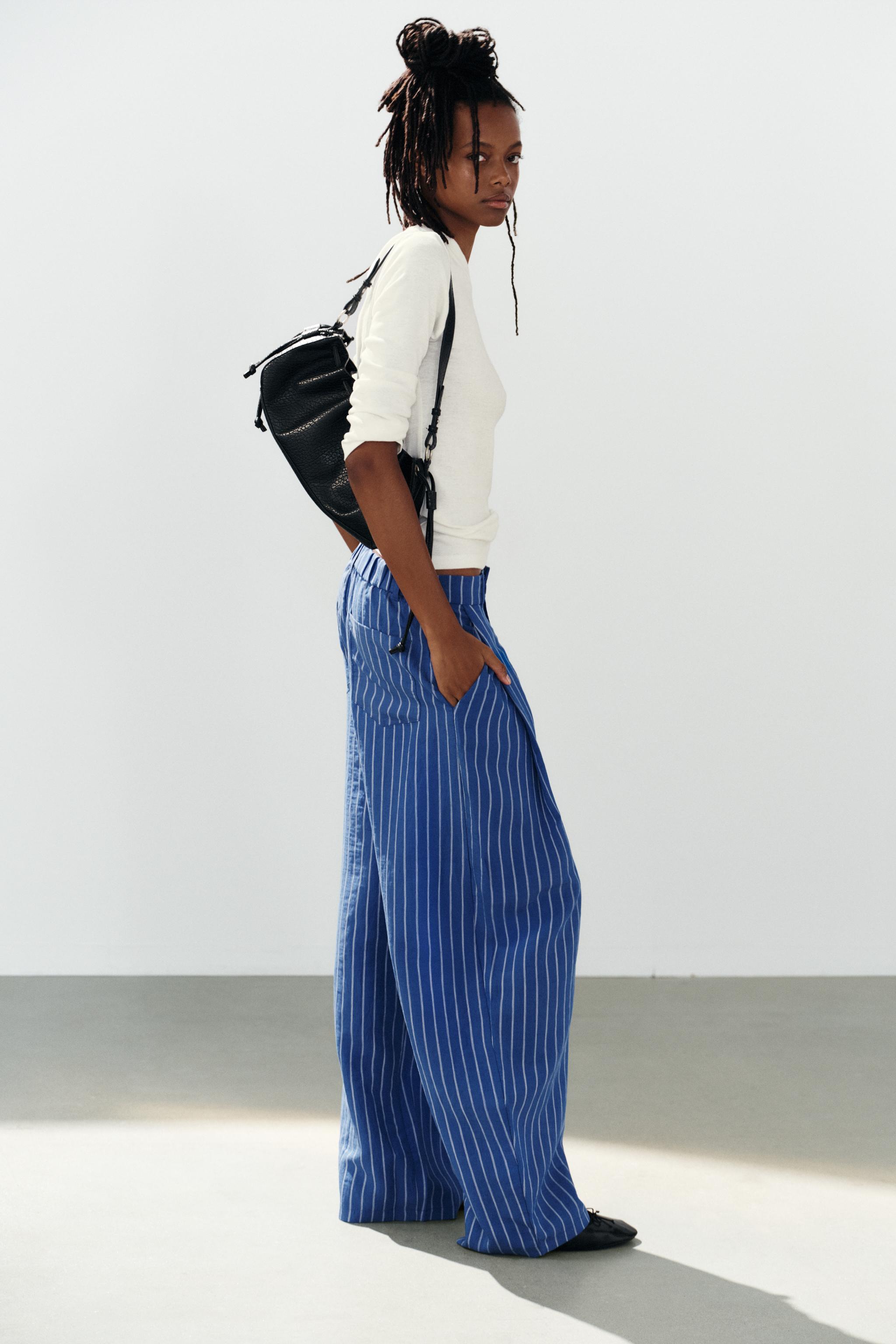 PANTALON FLUIDE À PLIS