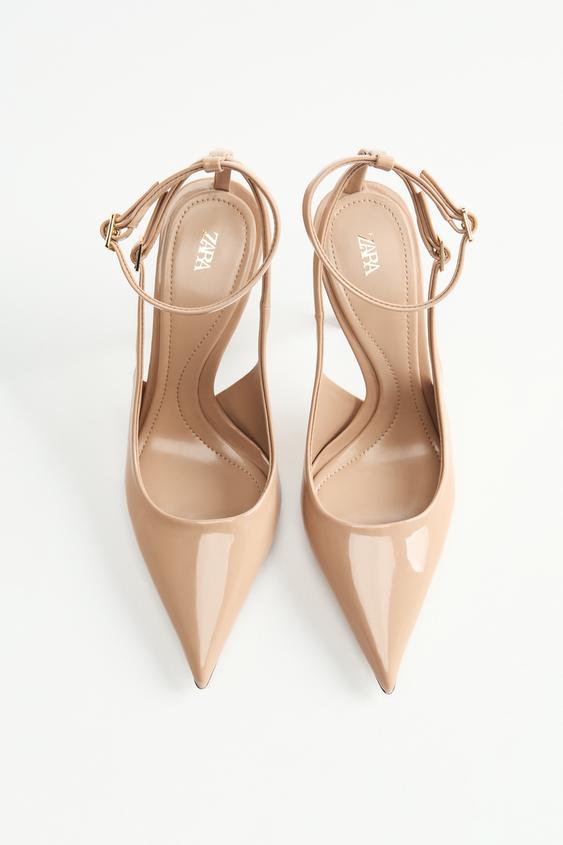 Con Tacco Tacchi Oro Zara Tacchi Fucsia Con Lacci Zara SCARPE CON