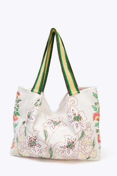 FANTASY FABRIC MAXI SHOPPER - Multicoloured by Zara - Image 3