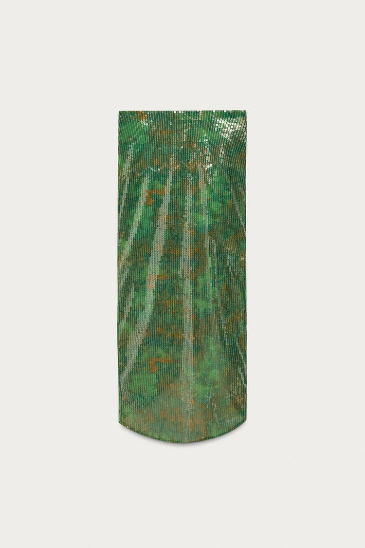 SARONG CON NUDO DE LENTEJUELAS MARISA BERENSON X ZARA 3
