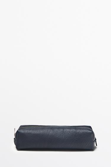 Estuche cremallera piel napa - Marino de Zara - Imagen 0