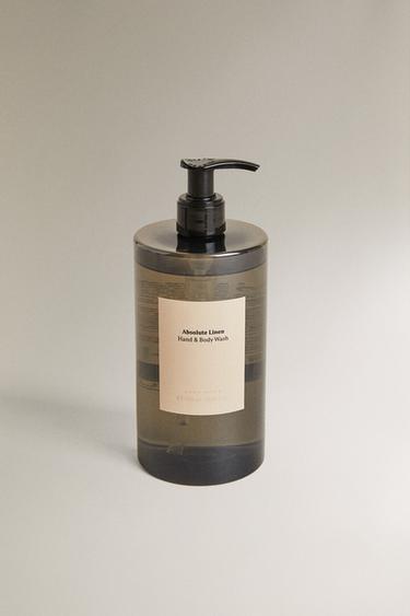 (500 ML) ABSOLUTE LINEN LIQUID HAND AND BODY SOAP - Mustard by Zara