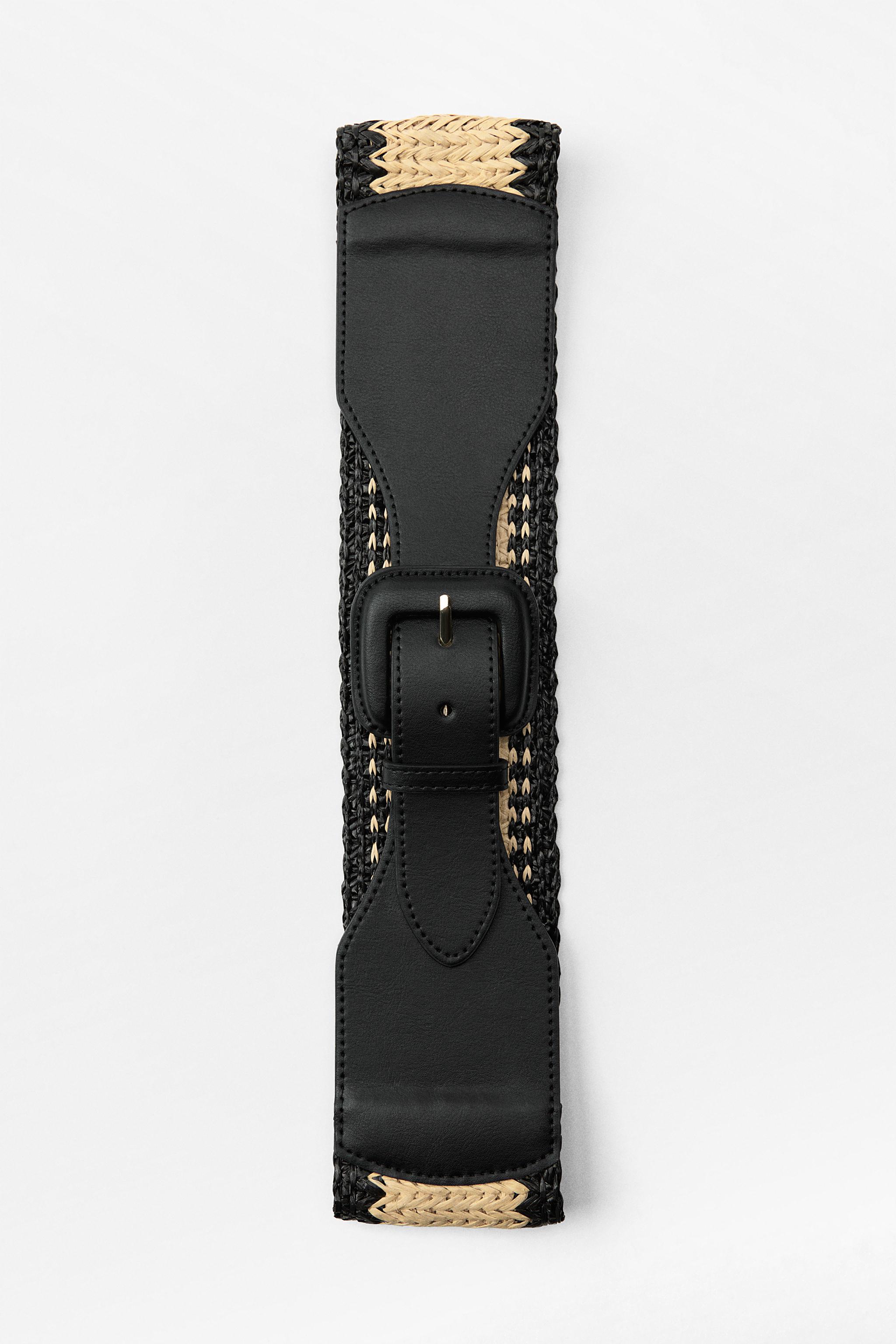 WOVEN COMBINATION BELT - Black | ZARA Canada