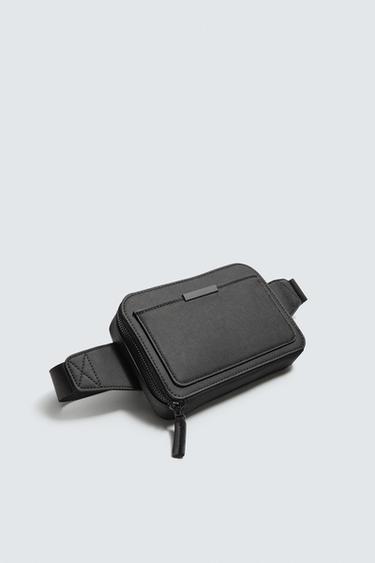 SAC BANANE TEXTURÉ - Noir de Zara - Image 4