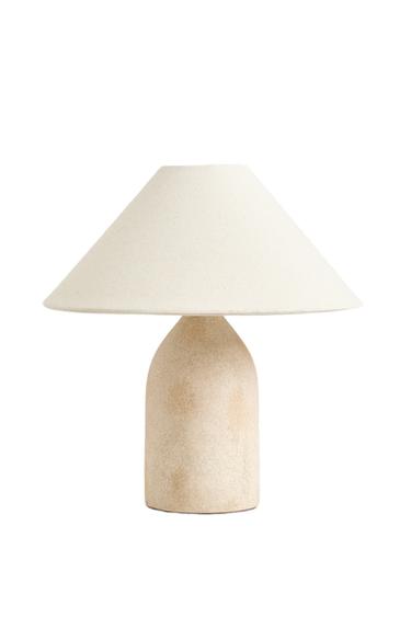 CERAMIC MINI TABLE LAMP - Ecru by Zara