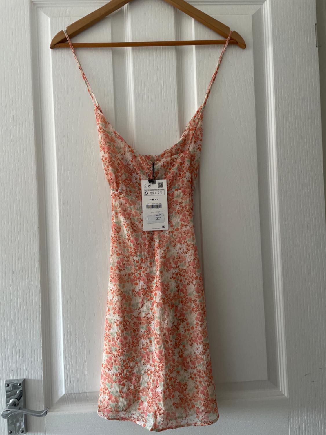 FLORAL PRINT MINI DRESS - Image 3