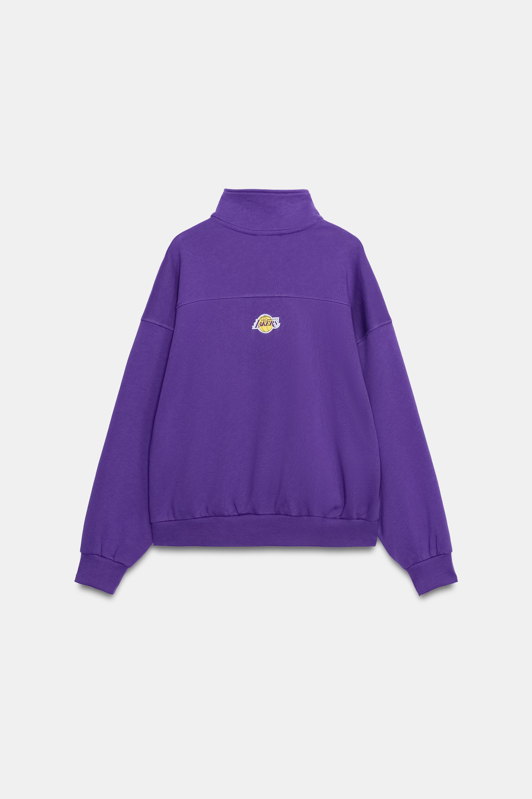 NBA LOS ANGELES LAKERS SWEATSHIRT - Mor | ZARA Türkiye / Turkey
