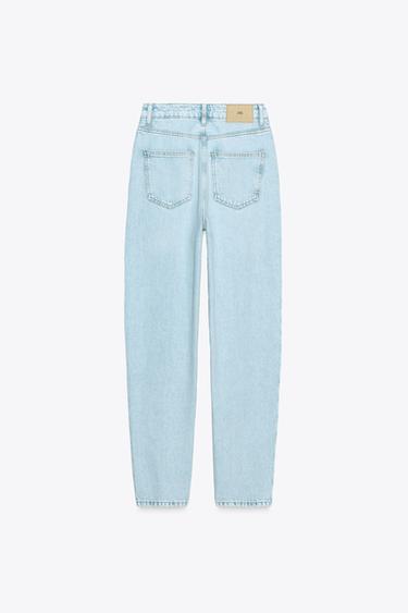 JEAN Z1975 MOM FIT TAILLE HAUTE - Bleu clair de Zara - Image 7