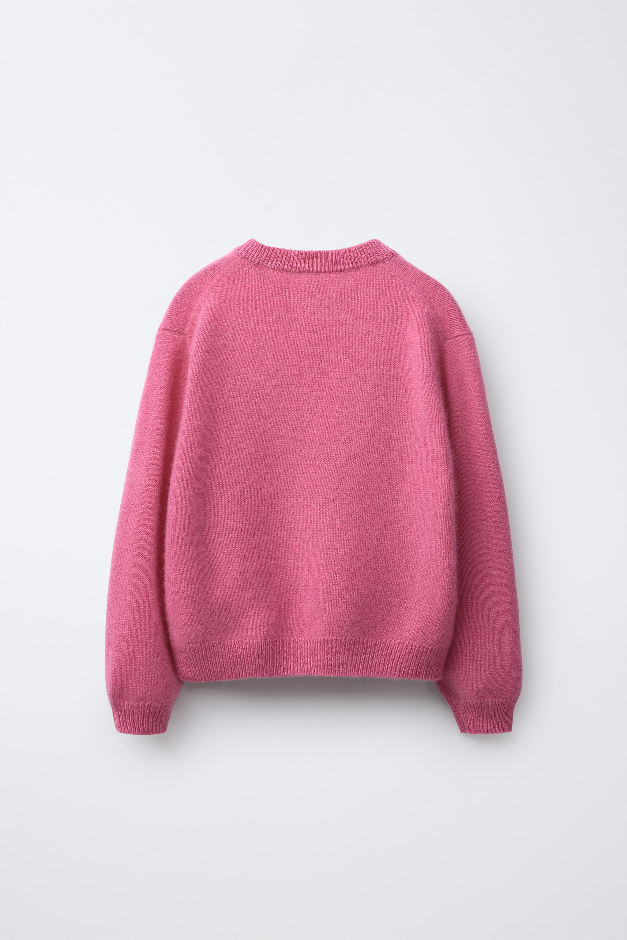 100% CASHMERE JUMPER Gray ZARA Canada - Main Image