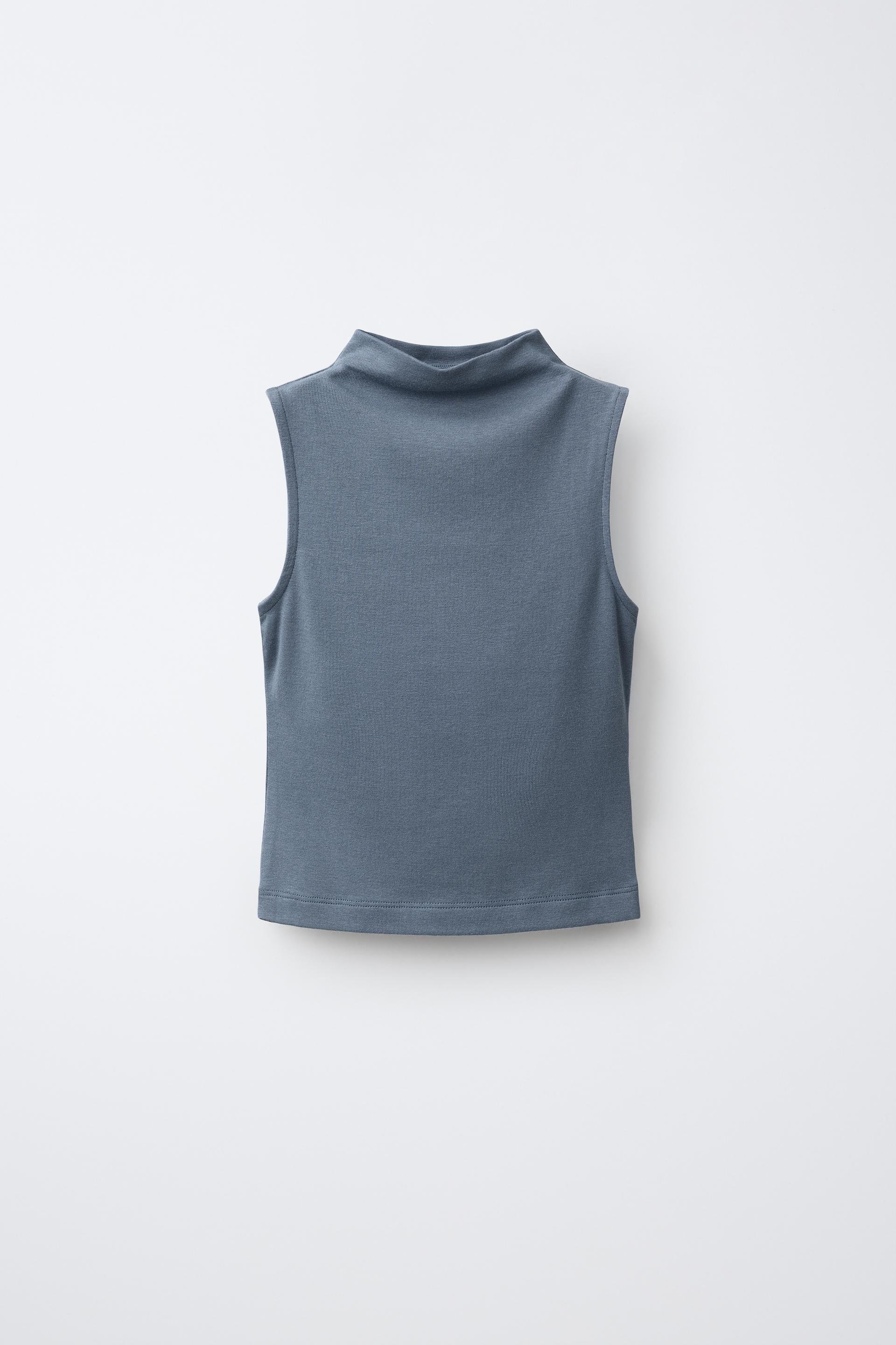 Cotton-Modal Sleeveless Top