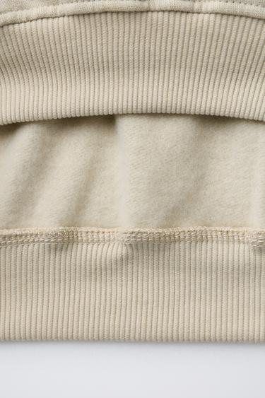 SWEAT LOGO FLOQUÉ - Verdâtre de Zara - Image 3