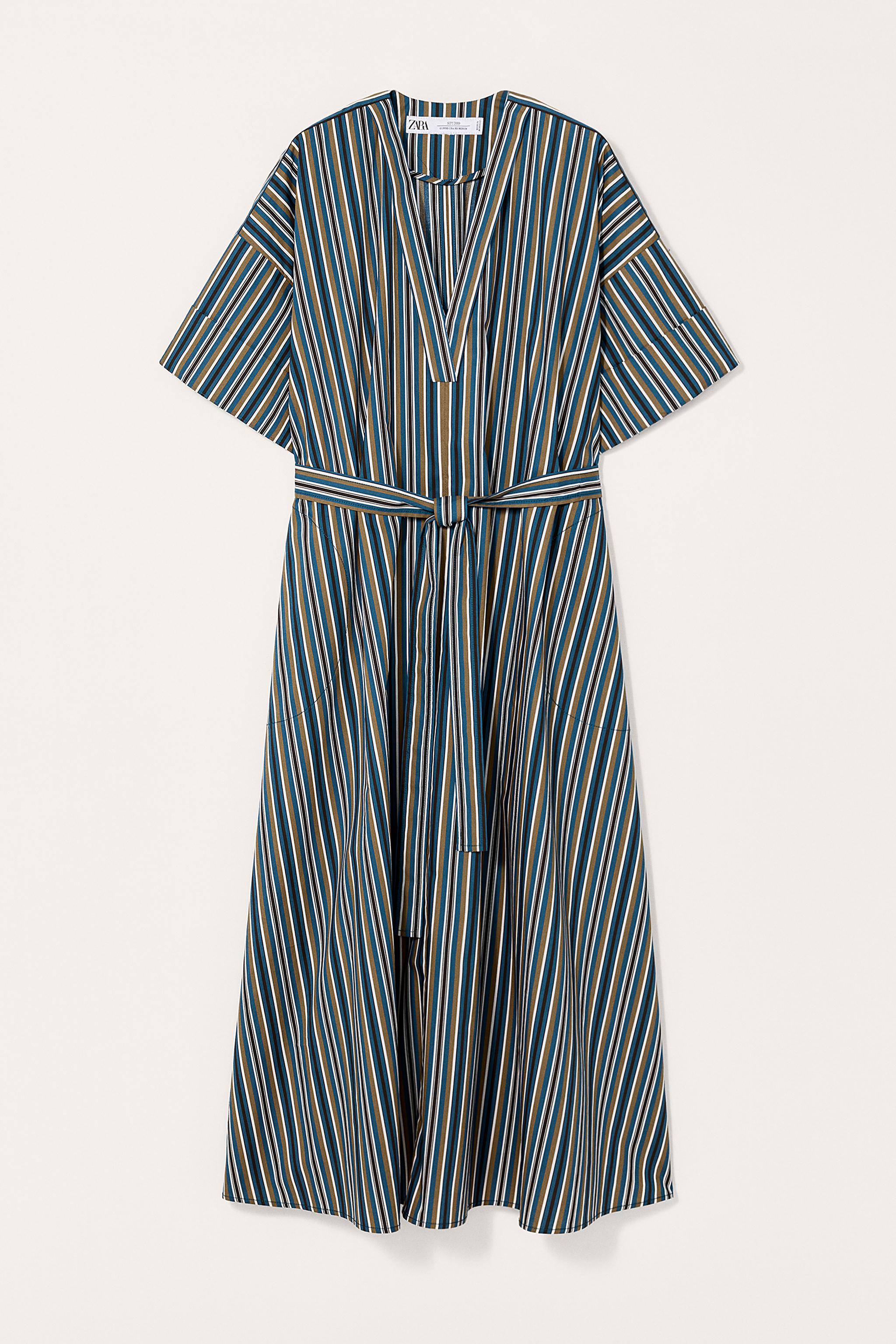 ROBE RAYURES CEINTURE LIMITED EDITION