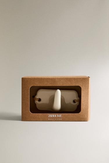 CERAMIC HOOK - Cream by Zara - Image 3