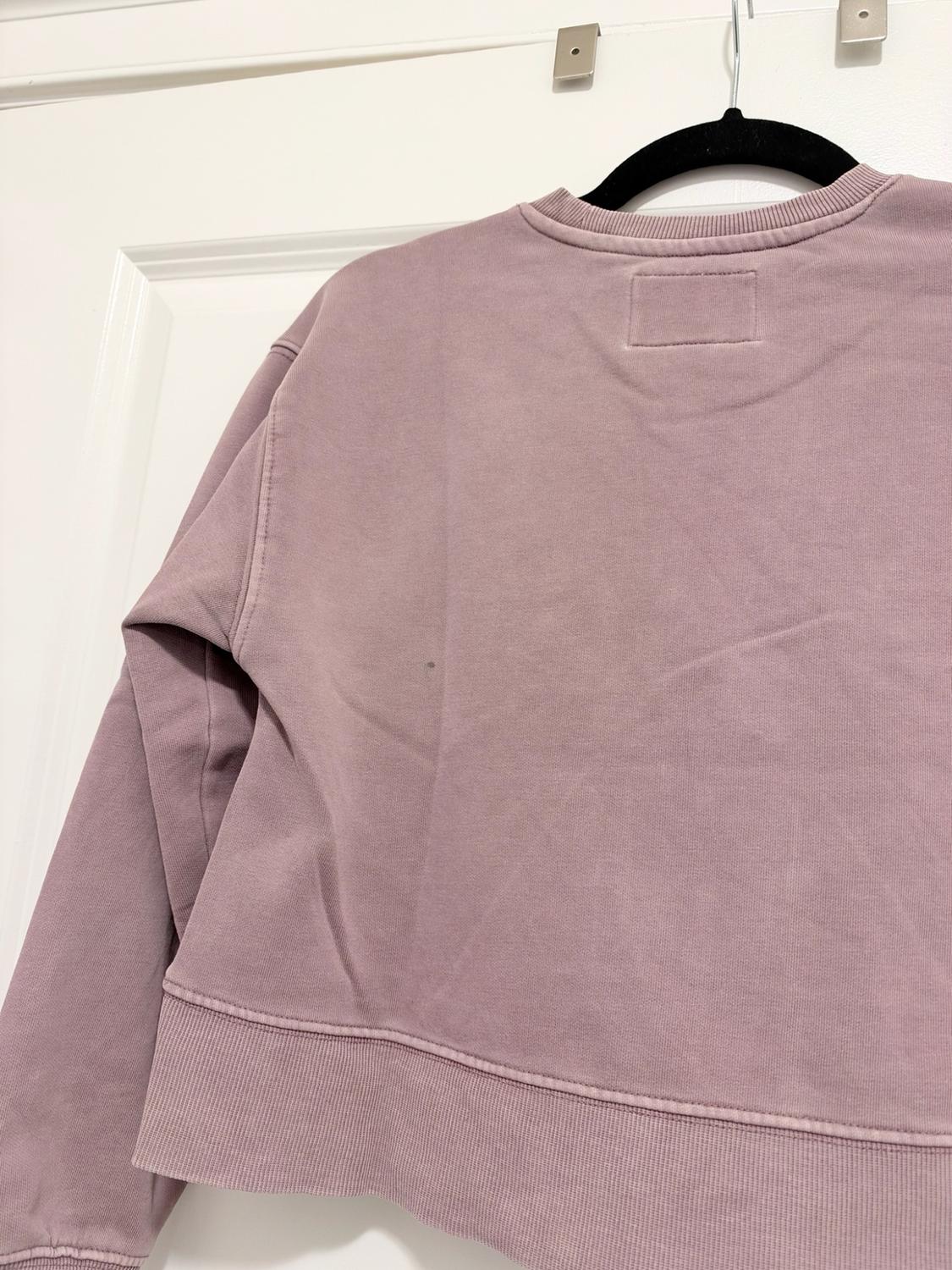 WASHED EFFECT TEXT SWEATSHIRT - Image 5