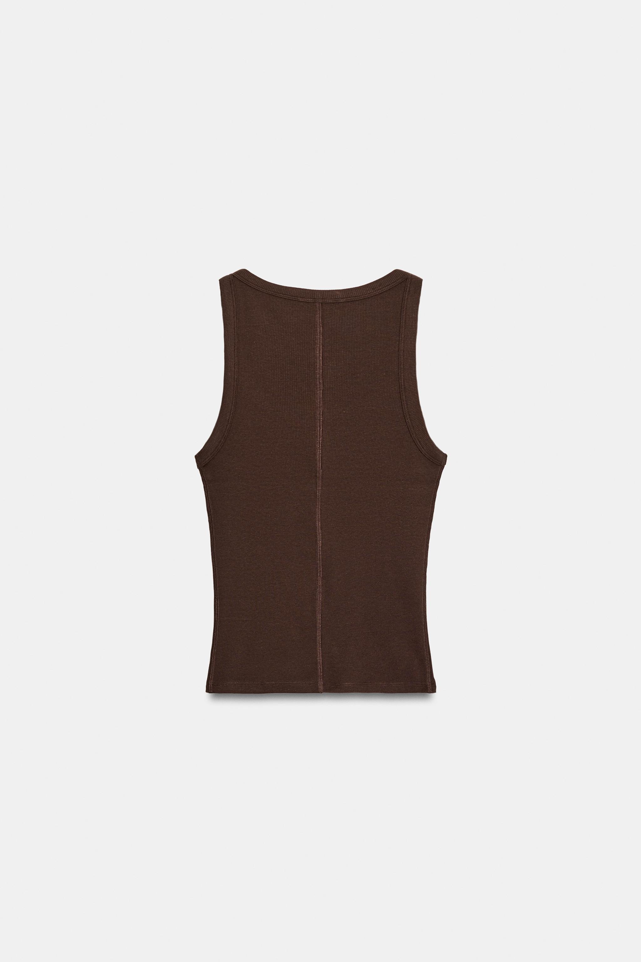 RIBBED TANK TOP