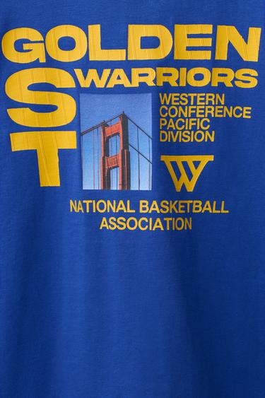 T-SHIRT IMPRIMÉ NBA - GOLDEN STATE WARRIORS - Bleu roi de Zara - Image 3