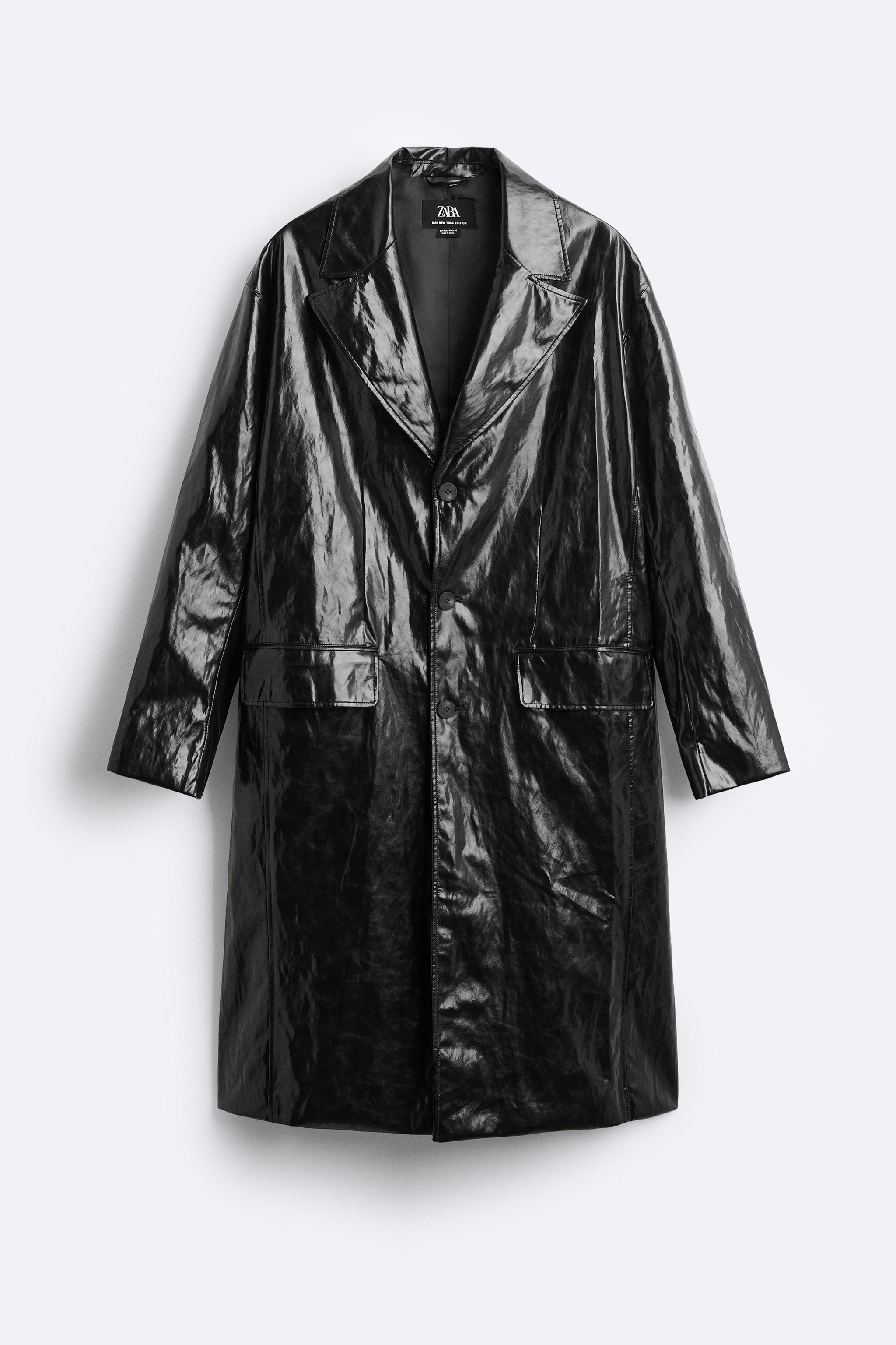 SHINY EFFECT OVERSIZED COAT LIMITED EDITION