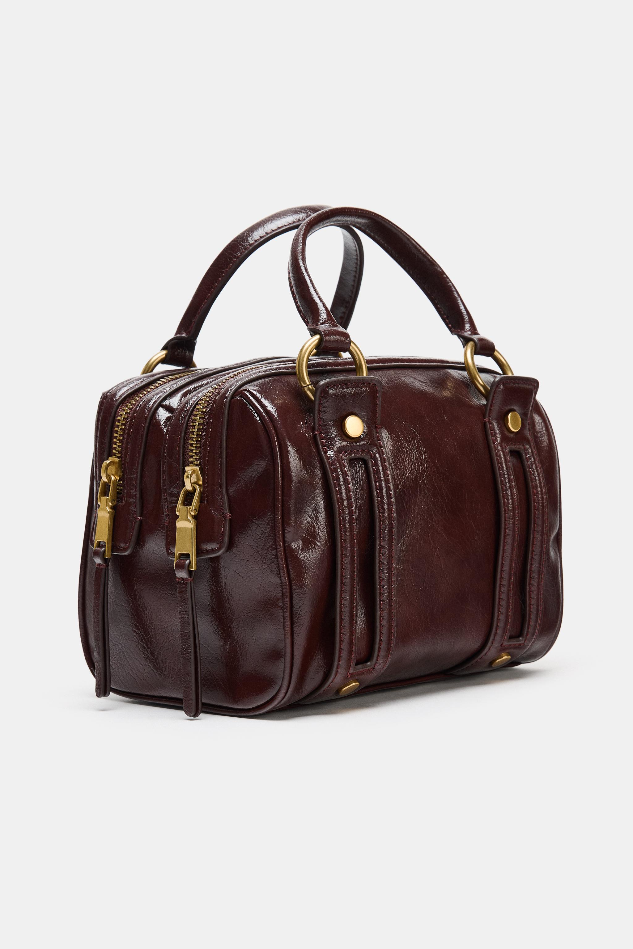 METALLIC DETAIL HANDBAG