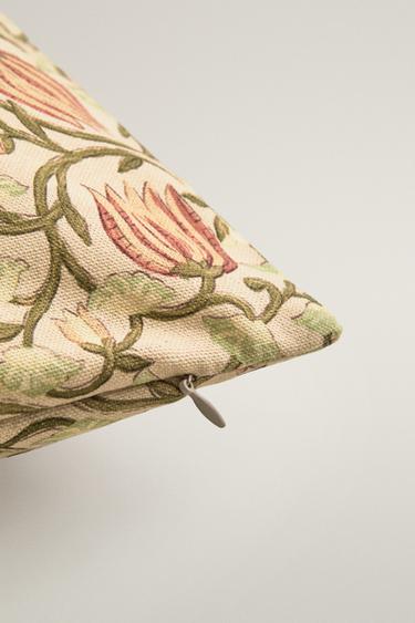 HOUSSE COUSSIN FLORAL - Turquoise de Zara - Image 3
