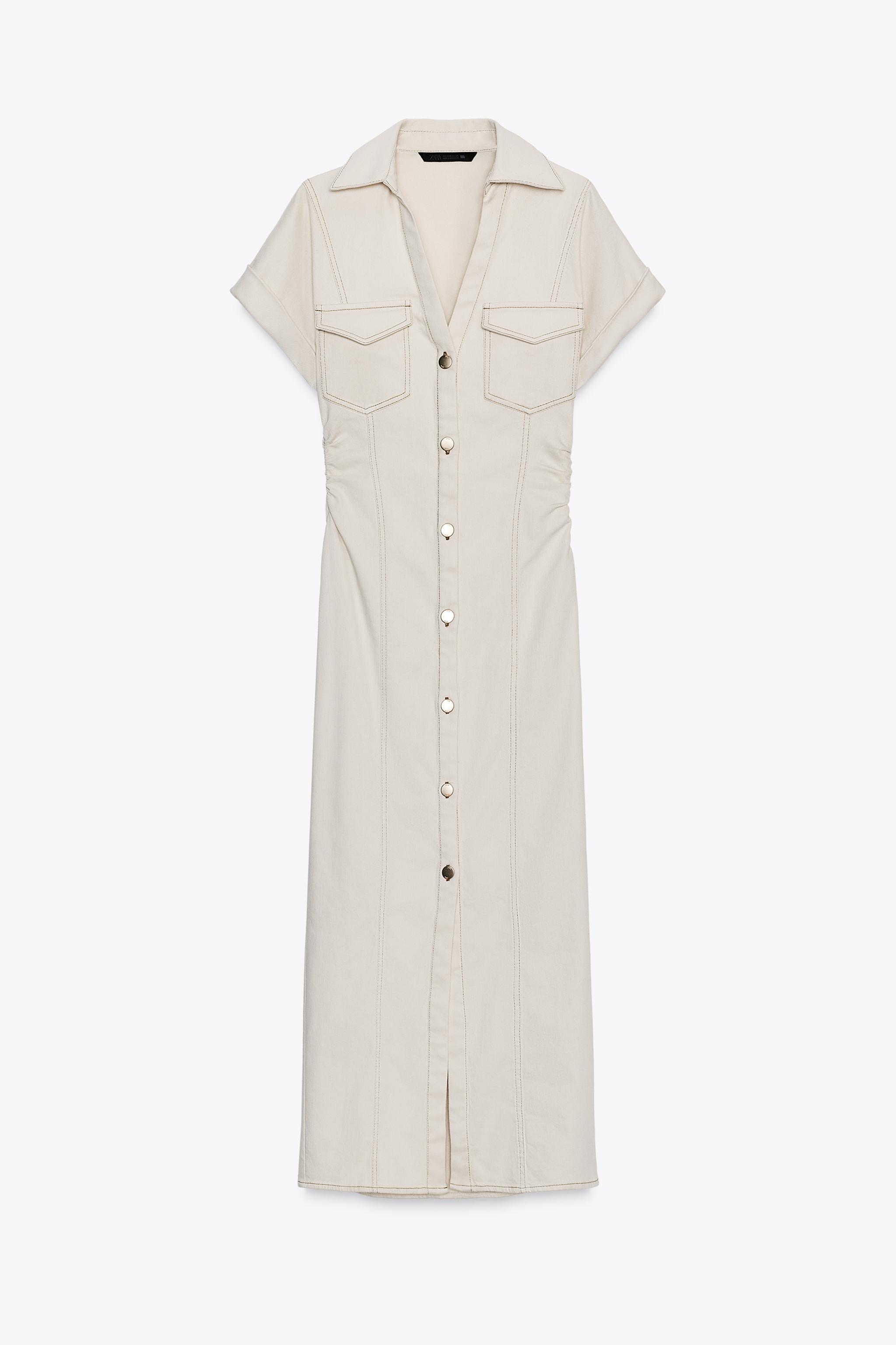 ROBE MIDI PLIS TAILLE