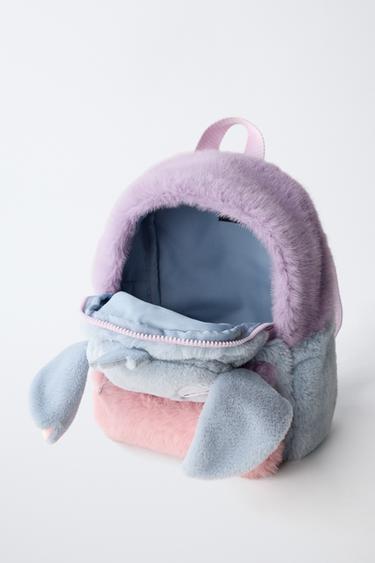 LILO & STITCH © DISNEY SHEEPSKIN BACKPACK - Blue by Zara - Image 3