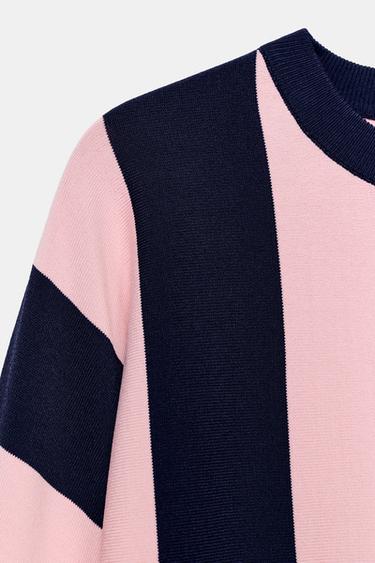 STRIPED KNIT SWEATSHIRT - only one by Zara - Image 8
