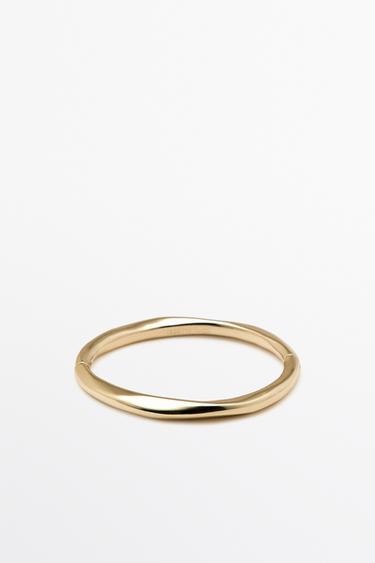 Pulsera fina contorno irregular - Dorado de Zara - Imagen 0