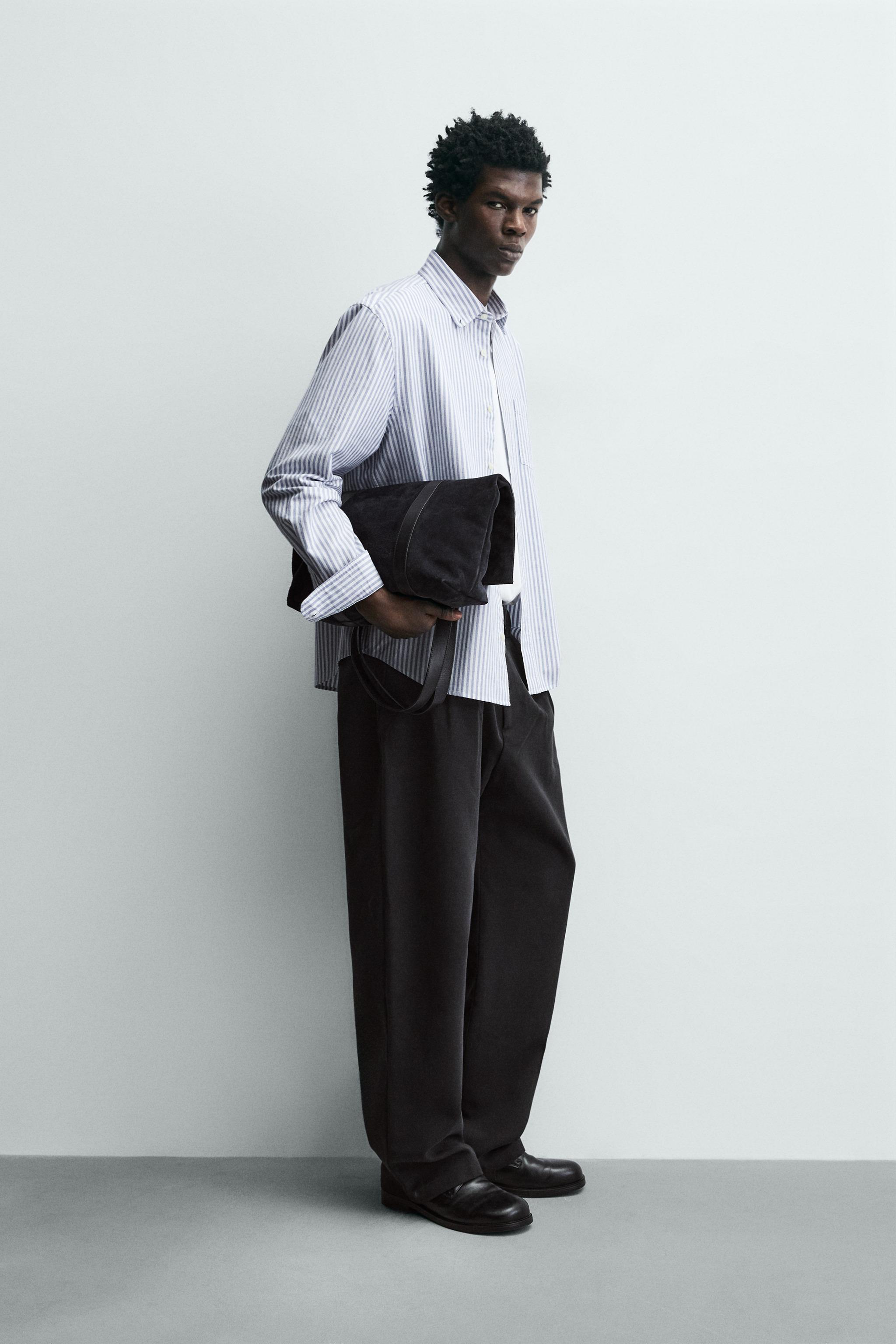 TEXTURED OXFORD SHIRT