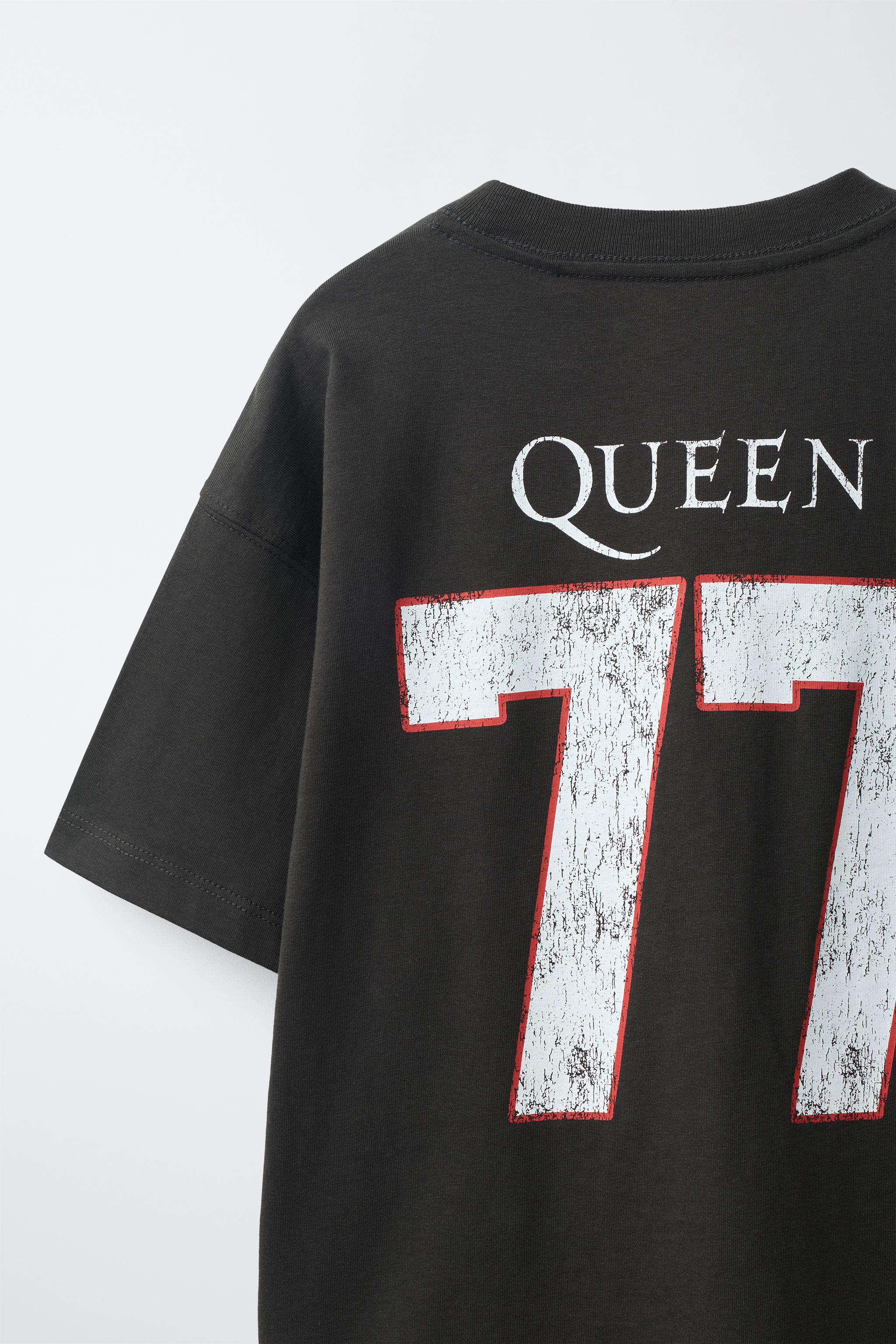 QUEEN© PRINT T-SHIRT - Dark anthracite | ZARA United States