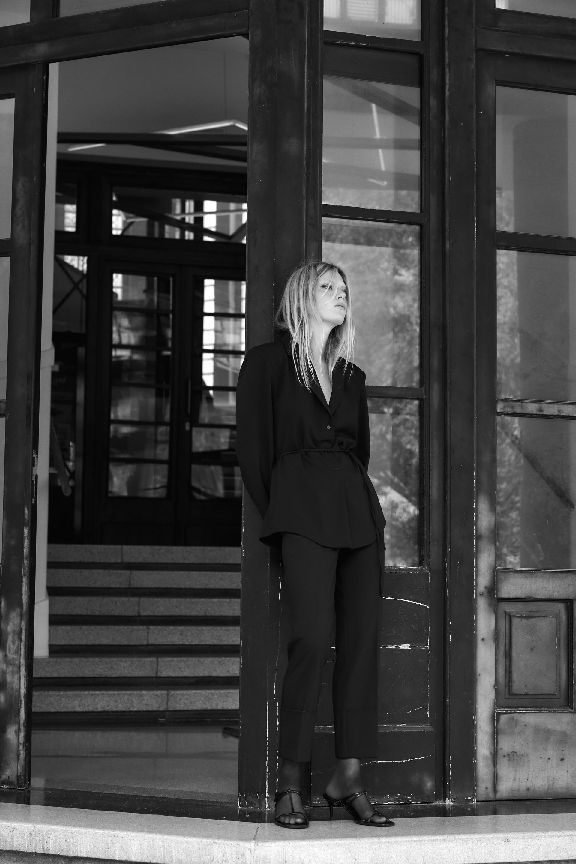 BELTED BLAZER Black ZARA United States