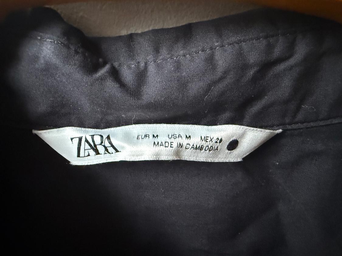 ZW COLLECTION CROPPED POPLIN SHIRT - Image 2