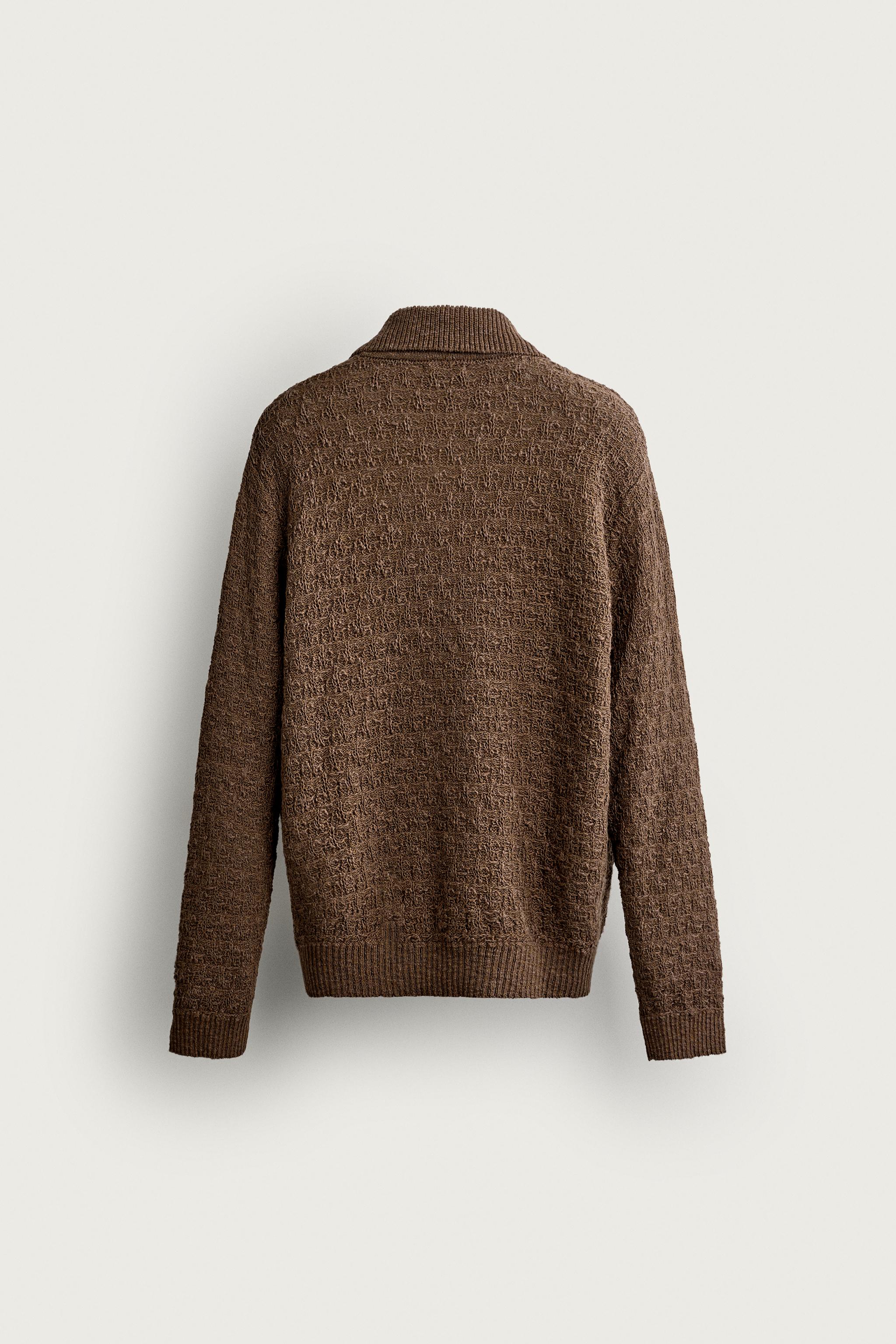 POLO EN MAILLE STRUCTURÉE TEXTURÉE