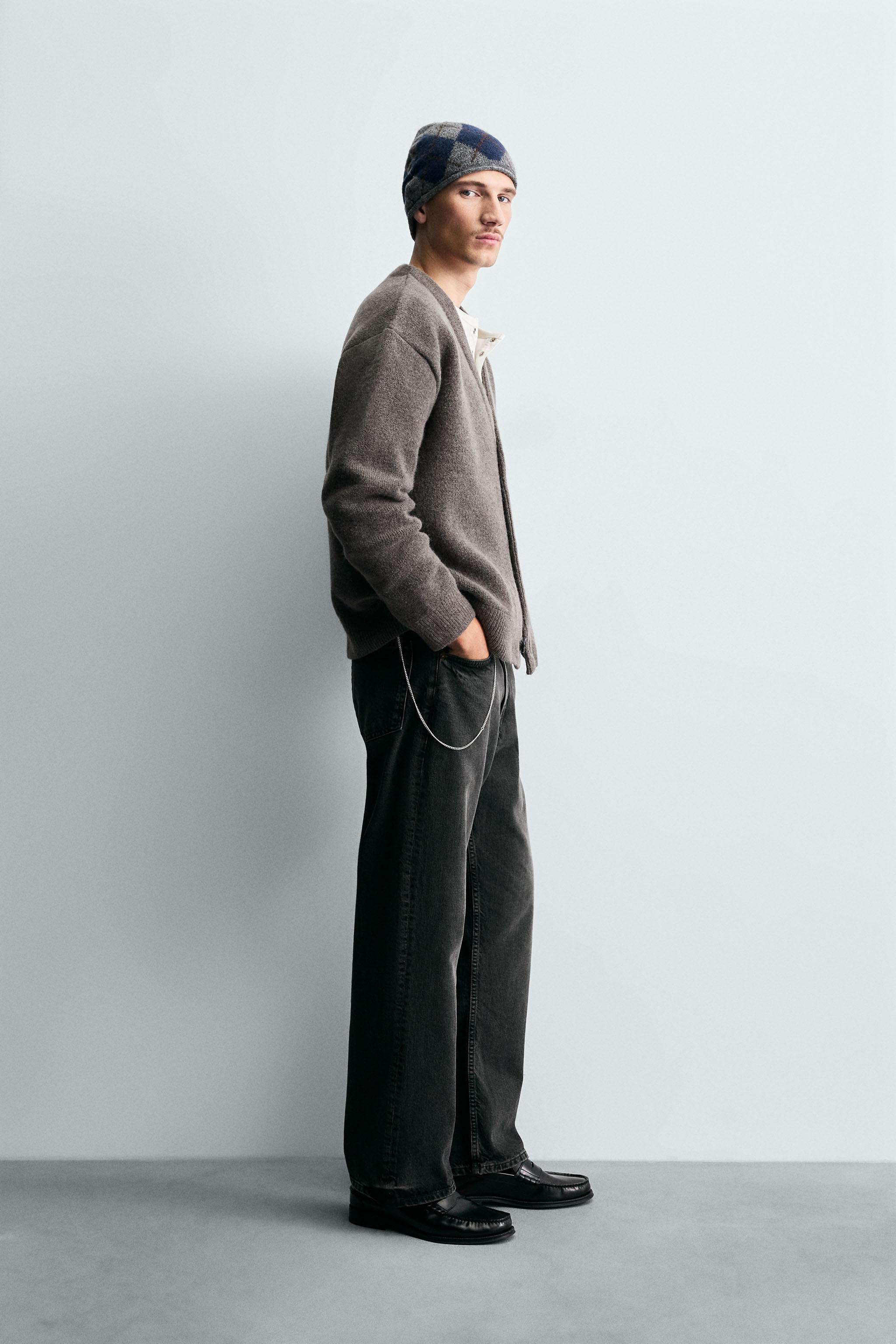 TEXTURED KNIT CARDIGAN