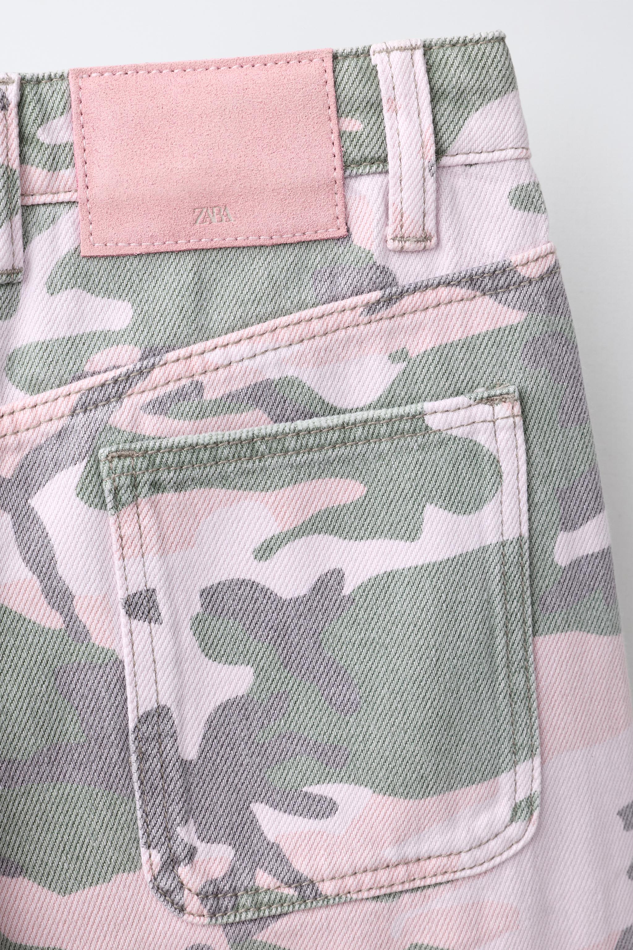 Детские джинсы Zara PRINTED BARREL PANTS — фото 4
